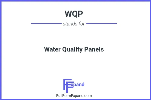 Full form of WQP