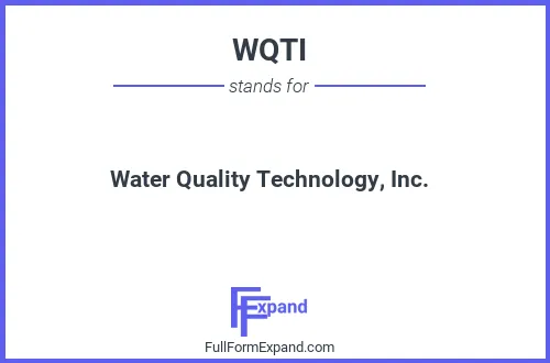 Full form of WQTI