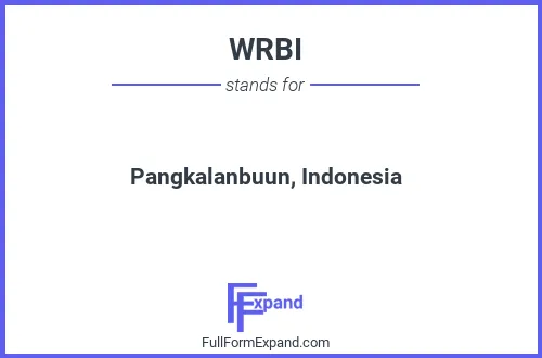 Full form of WRBI