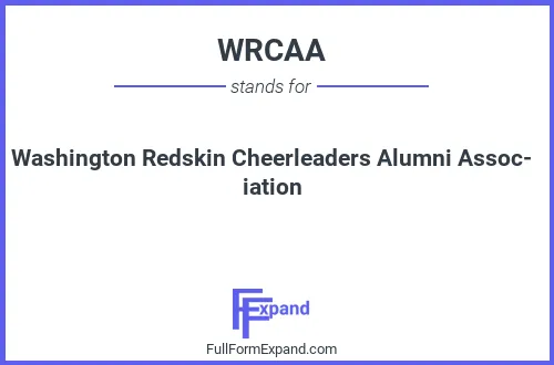 Full form of WRCAA