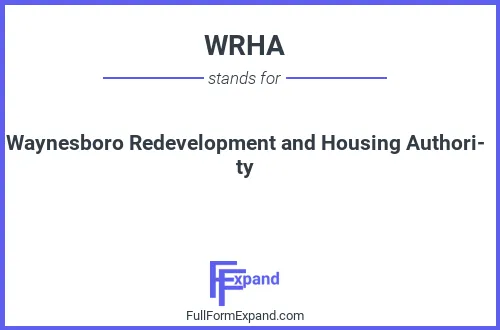 Full form of WRHA