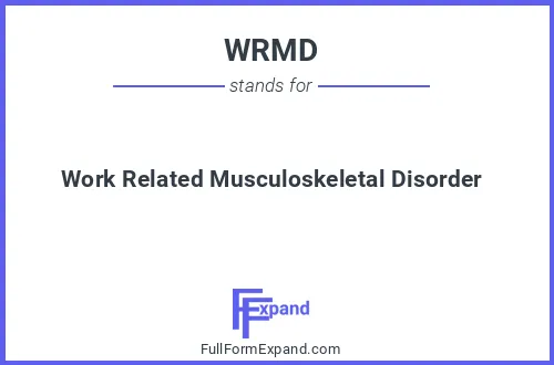 Full form of WRMD