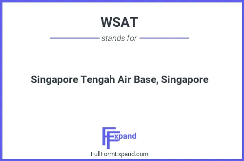Full form of WSAT