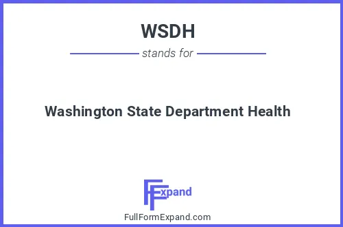 Full form of WSDH