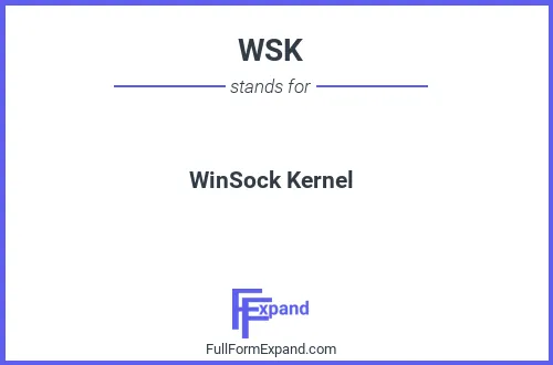 Full form of WSK