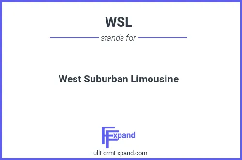 Full form of WSL