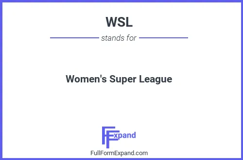 Full form of WSL