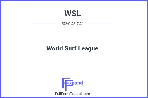 Full form of WSL