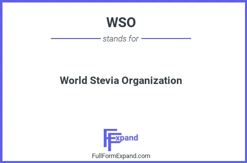 Full form of WSO