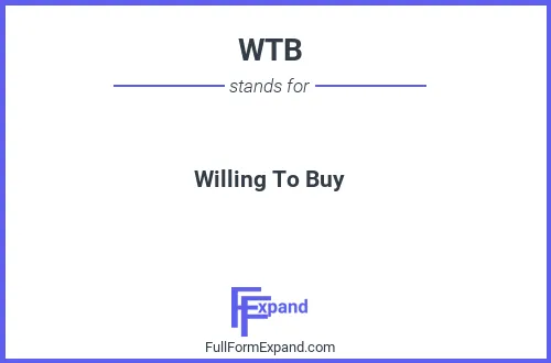 Full form of WTB