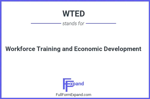 Full form of WTED