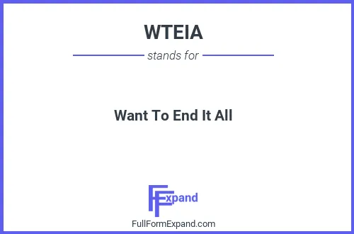 Full form of WTEIA