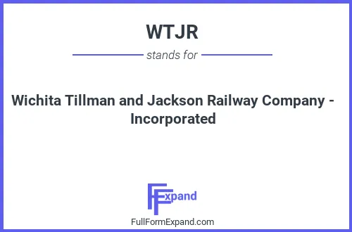 Full form of WTJR