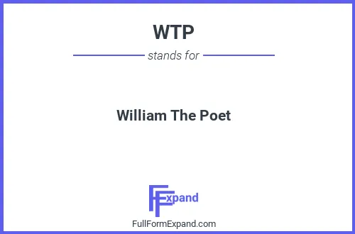 Full form of WTP