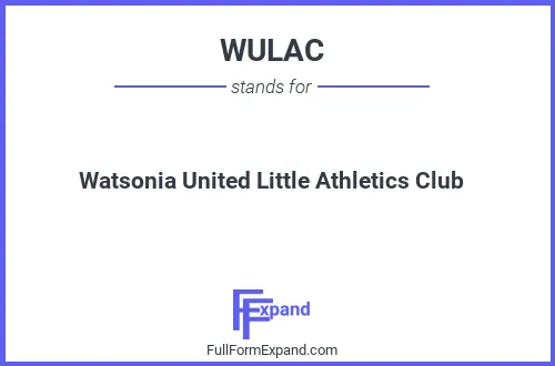 Full form of WULAC