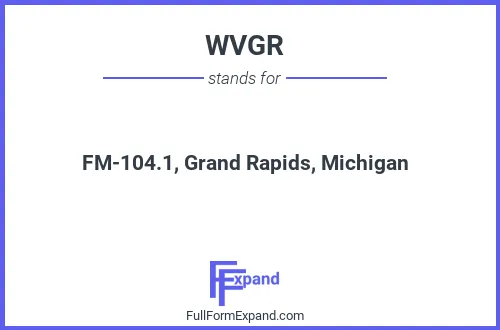 Full form of WVGR