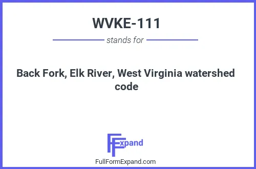 Full form of WVKE-111