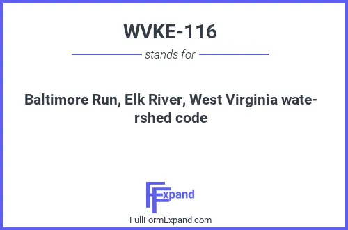 Full form of WVKE-116