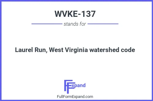 Full form of WVKE-137