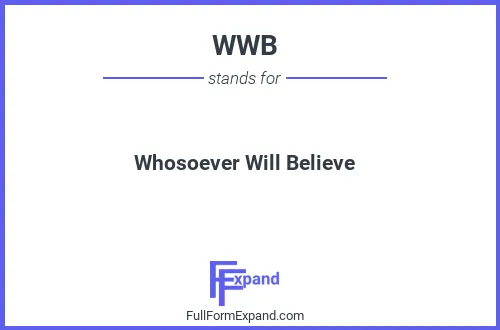 Full form of WWB