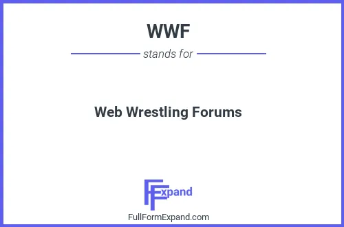 Full form of WWF