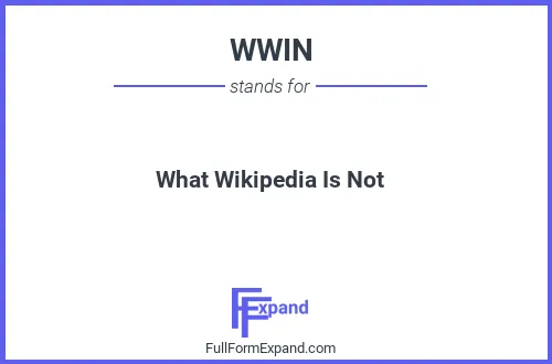 Full form of WWIN