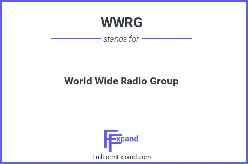 Full form of WWRG
