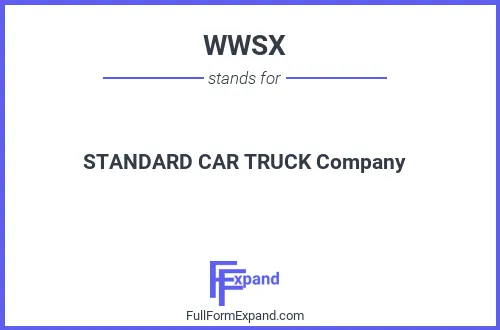 Full form of WWSX