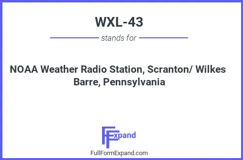 Full form of WXL-43