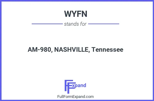 Full form of WYFN