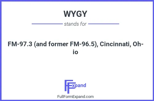 Full form of WYGY