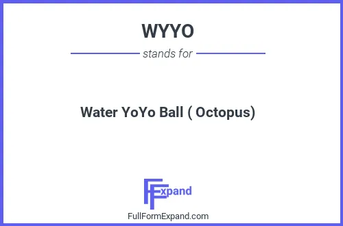 Full form of WYYO