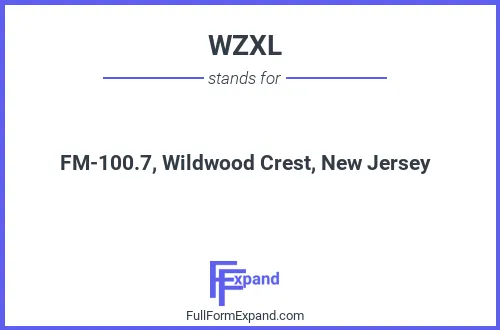 Full form of WZXL