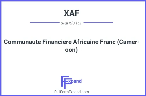 Full form of XAF