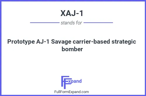 Full form of XAJ-1