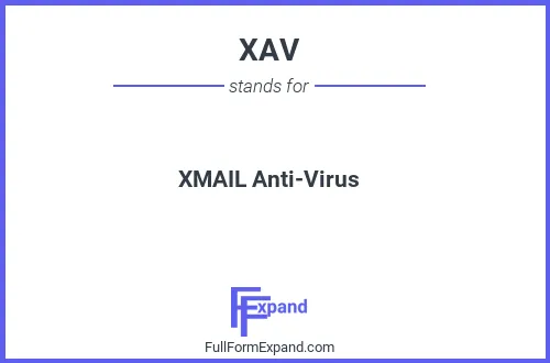 Full form of XAV