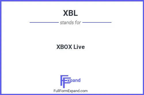 Full form of XBL