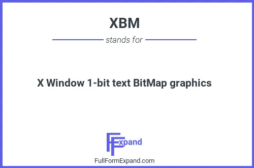 Full form of XBM