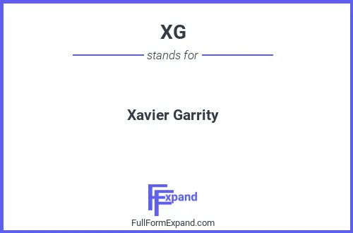 Full form of XG