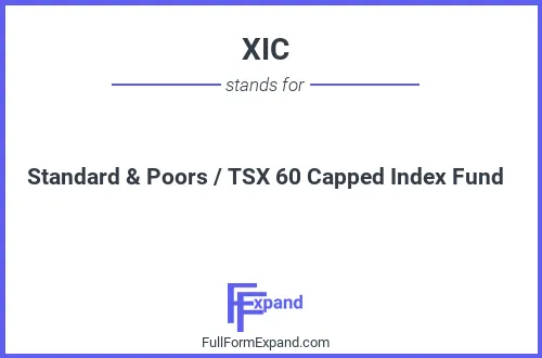 Full form of XIC