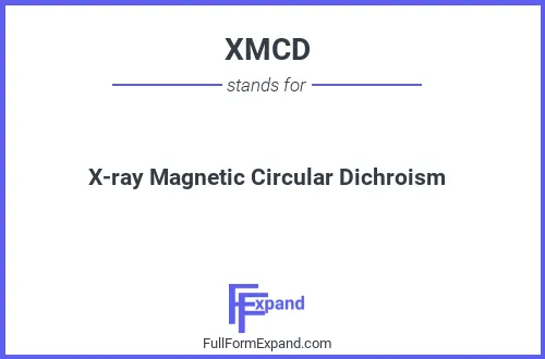 Full form of XMCD