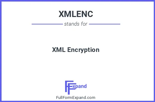 Full form of XMLENC