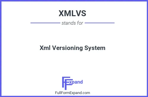 Full form of XMLVS