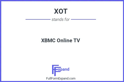 Full form of XOT
