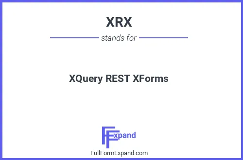 Full form of XRX