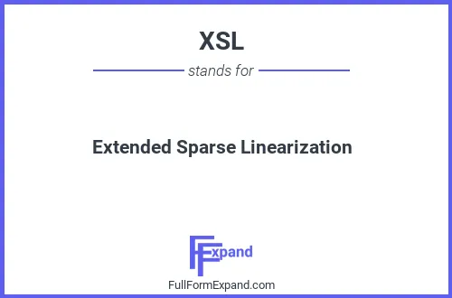 Full form of XSL