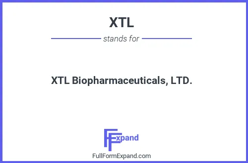 Full form of XTL