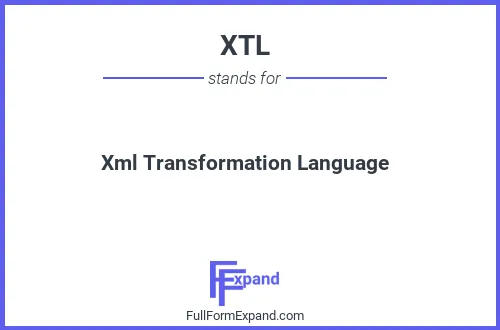 Full form of XTL