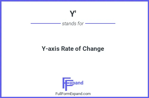 Full form of Y'