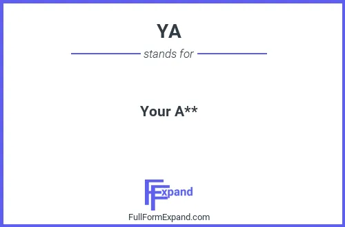 Full form of YA